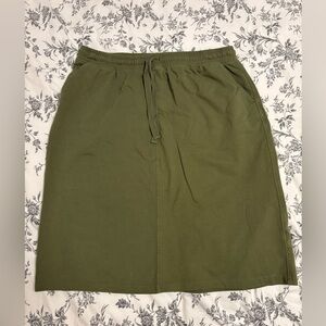 Caslon Khaki Green Skirt